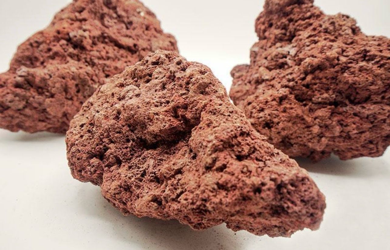 ?? Roca Volcánica Roja | Red Stone 10–20 cm | Pieza