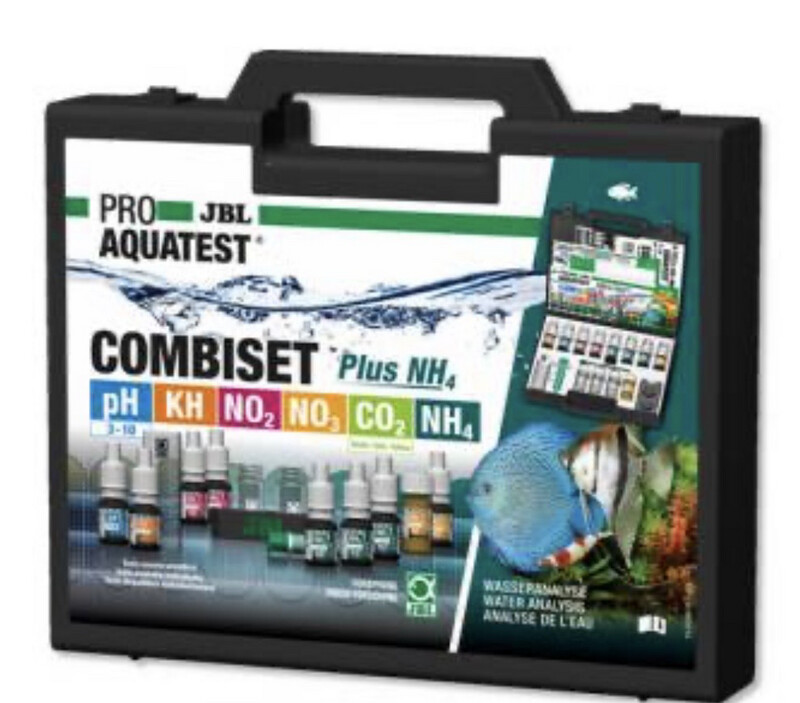 ? JBL ProAquaTest CombiSet Plus NH₄ – Maletín de tests para acuarios de agua dulce ? JBL ProAquaTest CombiSet Plus NH₄ – Maletín de tests para acuarios de agua dulce