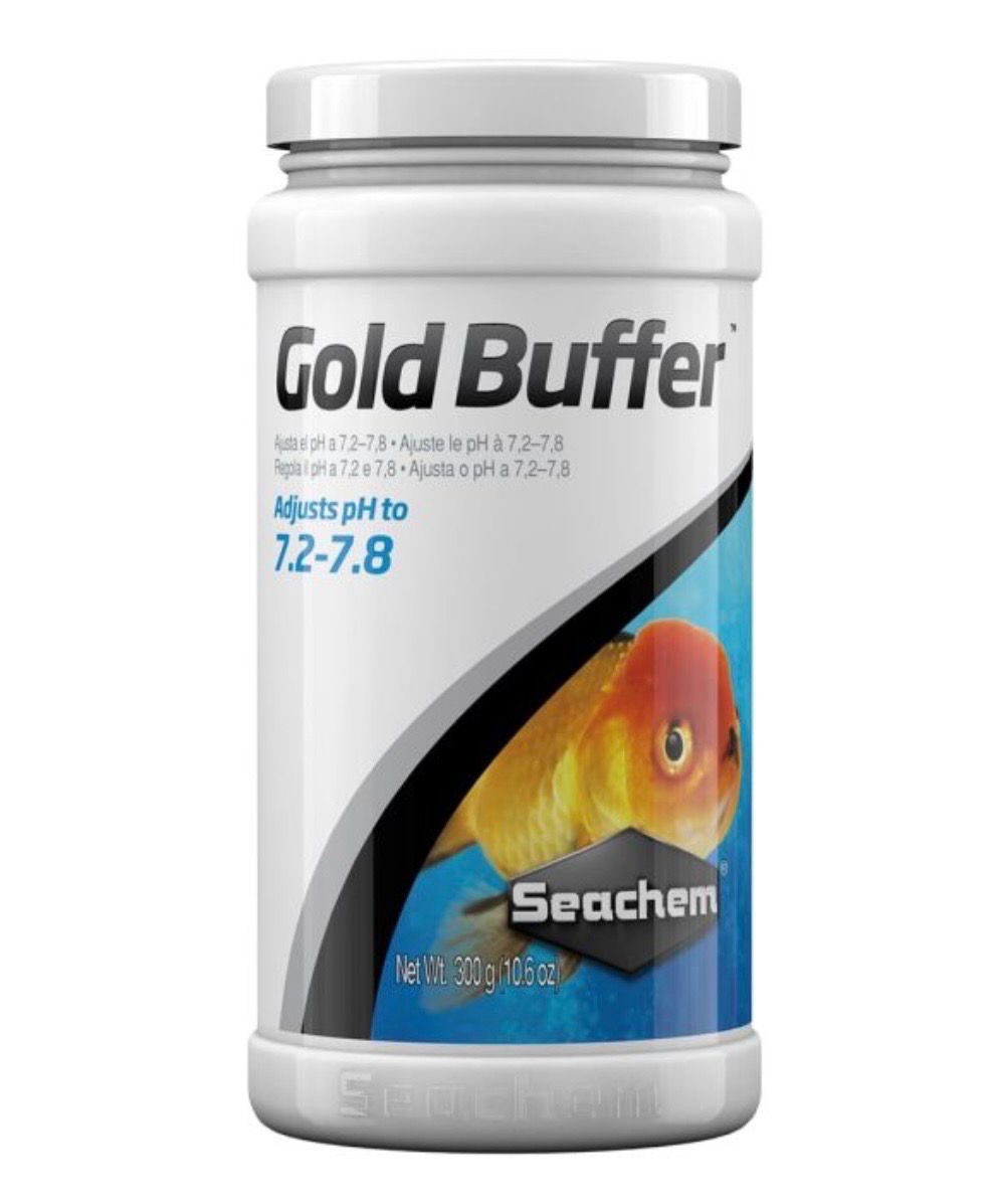 ? Seachem Gold Buffer™ 300 g | Regulador de pH para acuarios de peces dorados