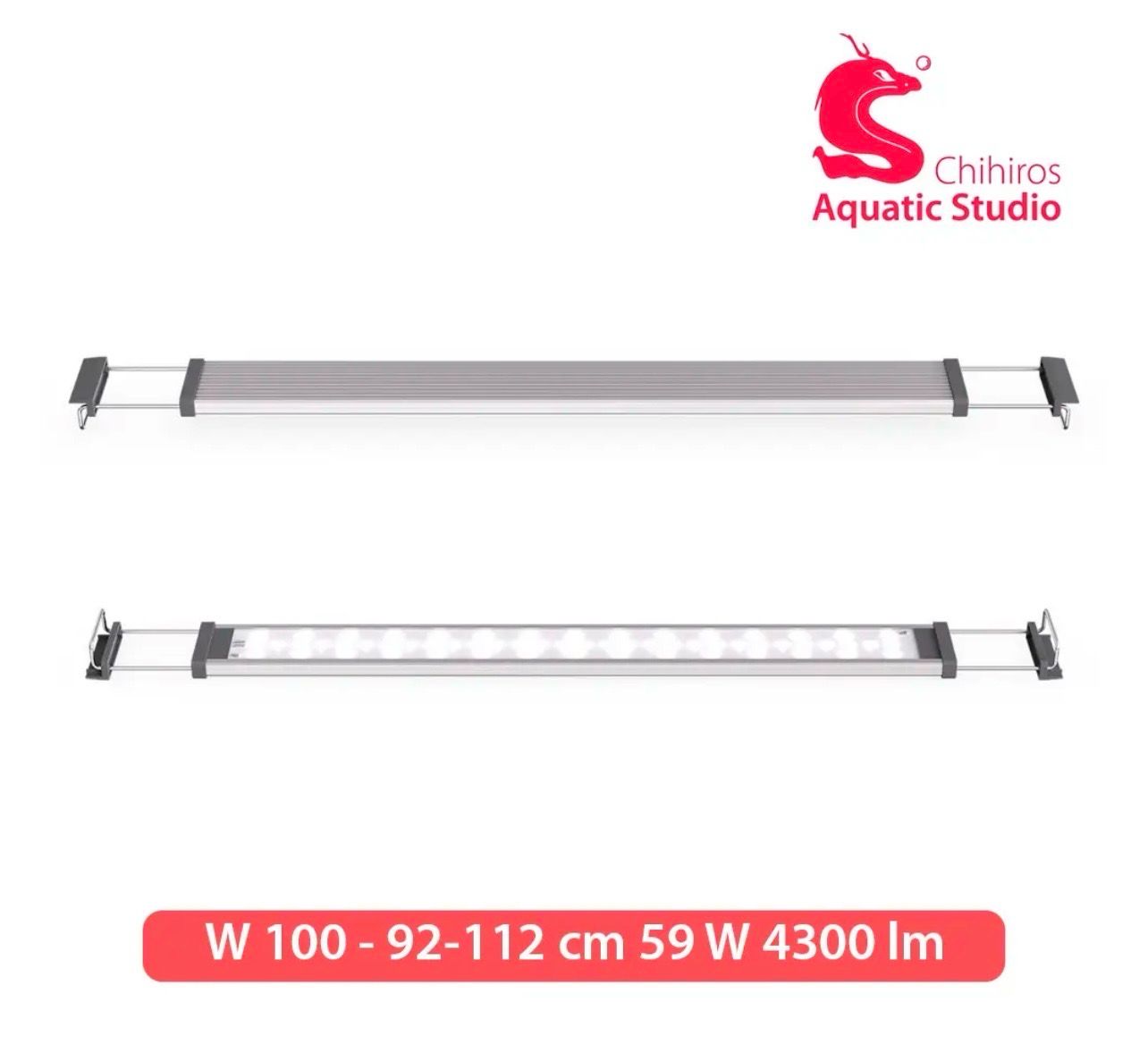 ? Chihiros W 100 – Pantalla LED para acuario 92–112 cm