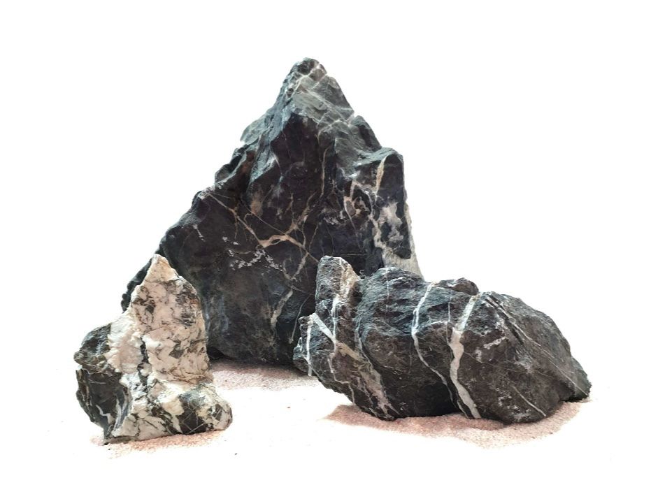 ?? Roca Ryouh Black 30-50 — Piedra natural para aquascaping