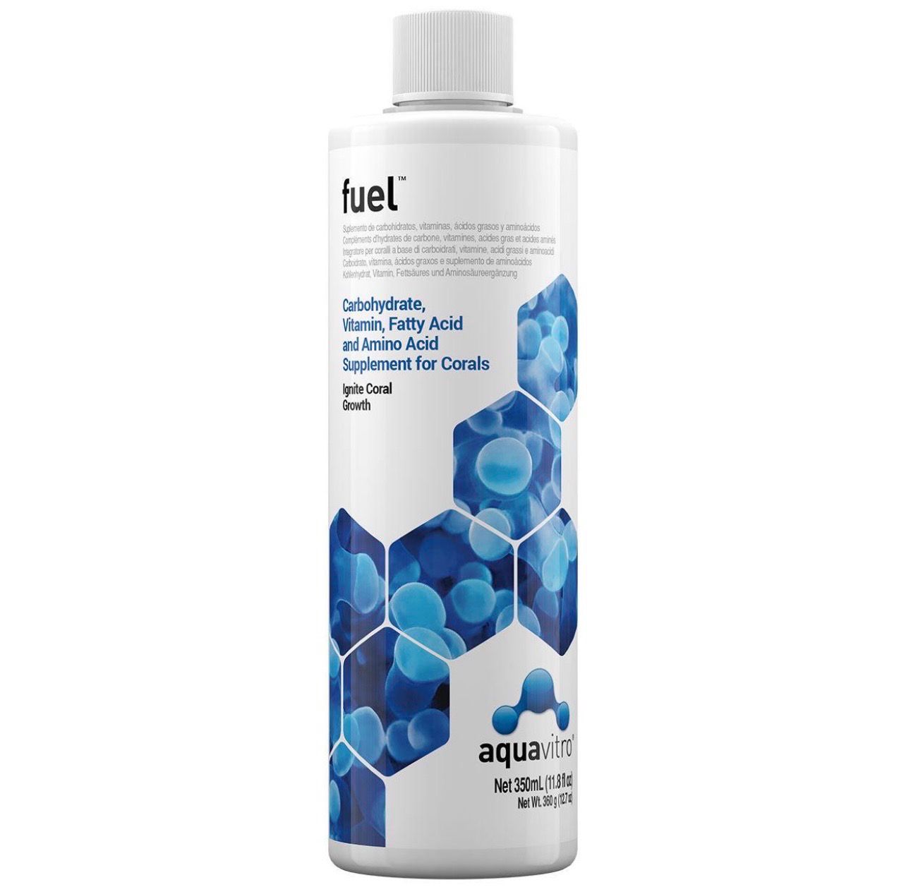 ?⚗️ Aquavitro Fuel 350 ml | Suplemento nutricional premium para corales