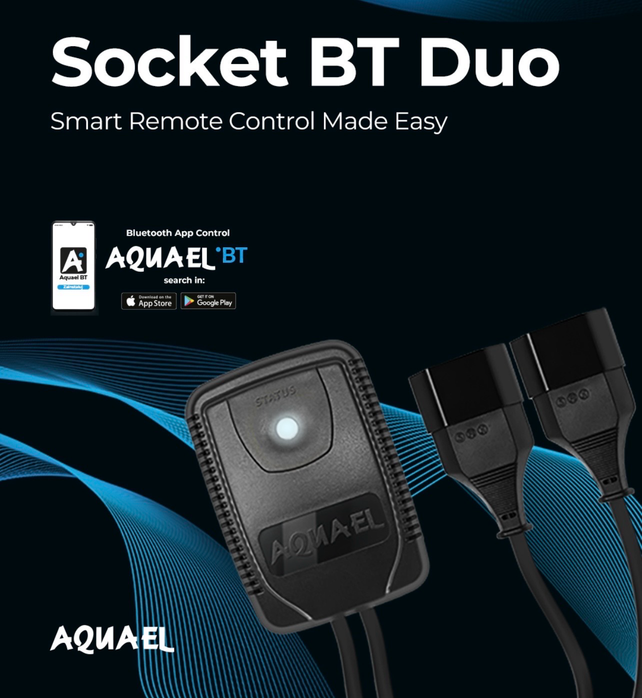 ?? Aquael Socket BT Duo | Enchufe Inteligente Bluetooth de Doble Canal