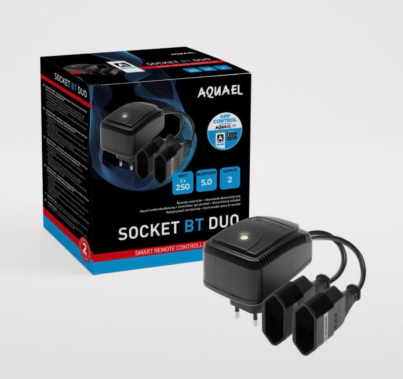 ?? Aquael Socket BT Duo | Enchufe Inteligente Bluetooth de Doble Canal