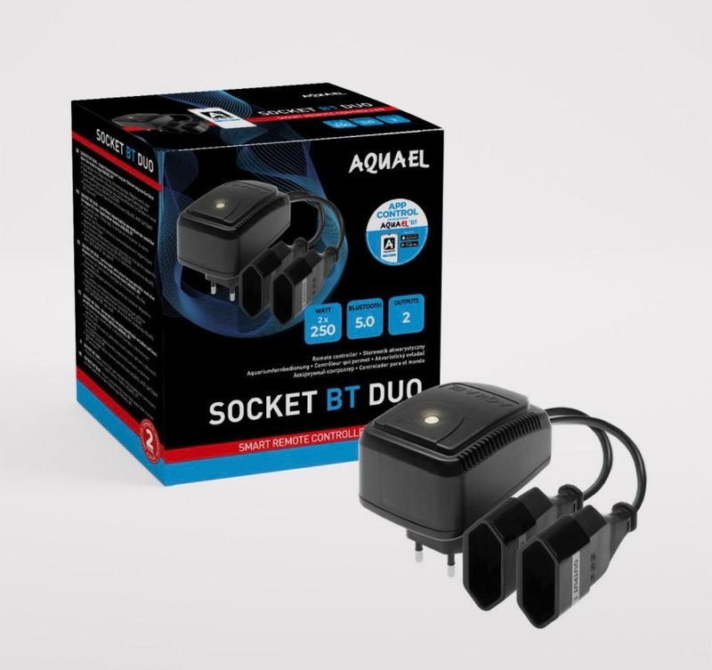 ?? Aquael Socket BT Duo | Enchufe Inteligente Bluetooth de Doble Canal