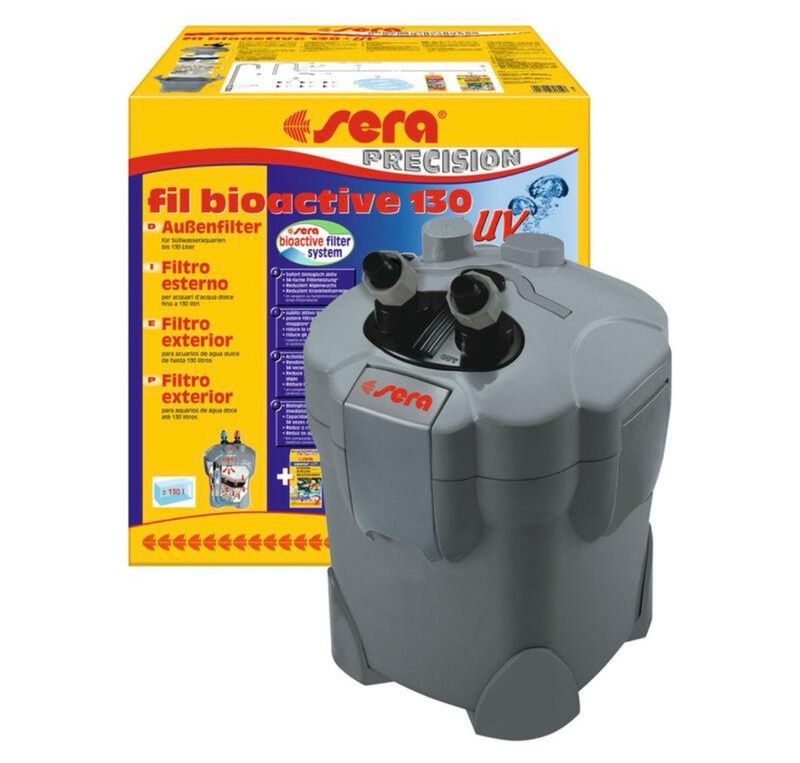 ? Sera Fil Bioactive 130 + UV | Filtro Exterior con Lámpara UV-C para acuarios de hasta 130 litros ?