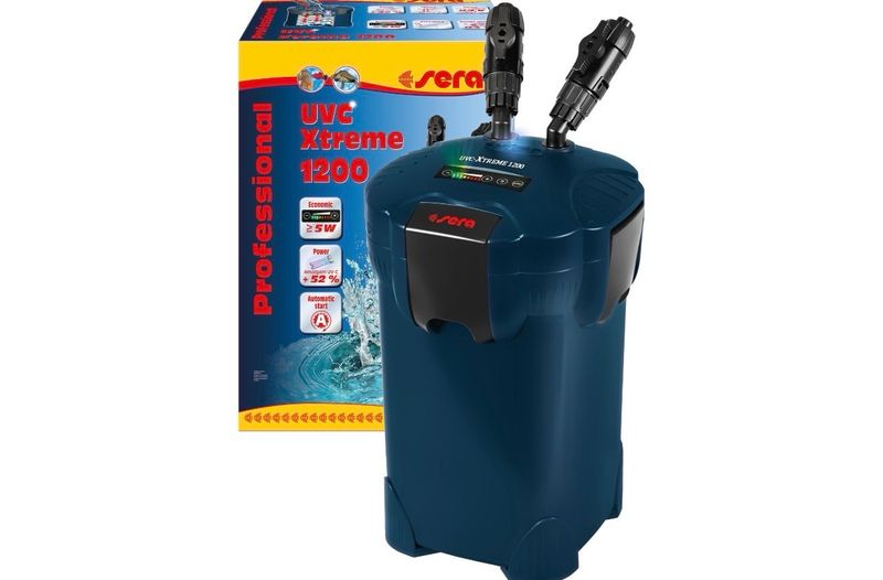 ? SERA UVC-Xtreme 1200 | Filtro Exterior Electrónico con UV-C para acuarios de hasta 1.200 litros ?