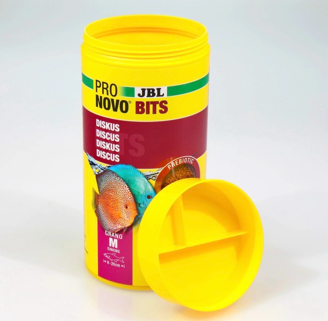 ? JBL ProNovo Bits Grano M 250 ml | Alimento Premium para Discos y Cíclidos Sudamericanos ? JBL ProNovo Bits Grano M 250 ml | Alimento Premium para Discos y Cíclidos Sudamericanos