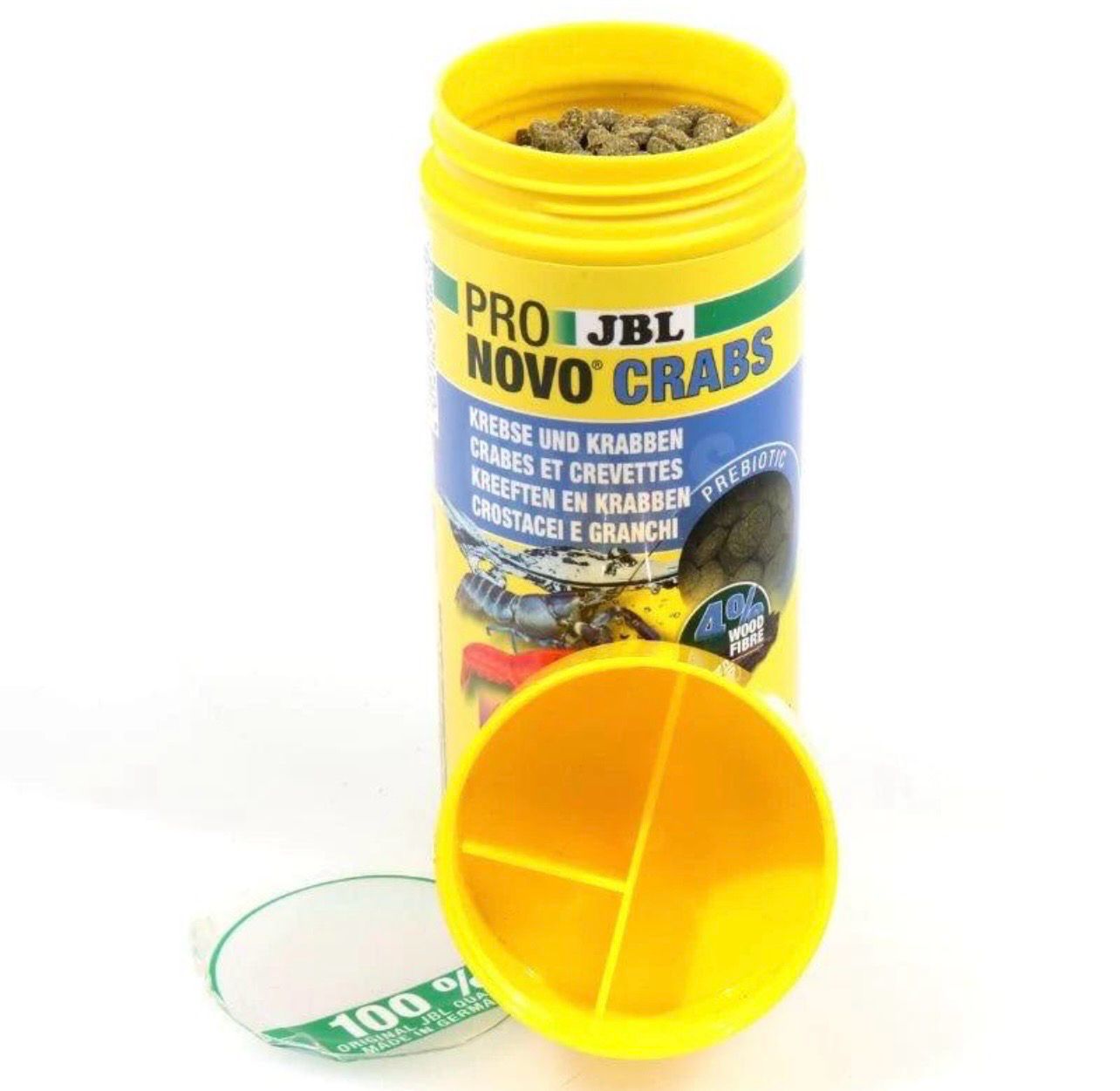 ? JBL ProNovo Crabs Wafer M 100 ml | Alimento Premium para Cangrejos y Cangrejos de Río ? JBL ProNovo Crabs Wafer M 100 ml | Alimento Premium para Cangrejos y Cangrejos de Río