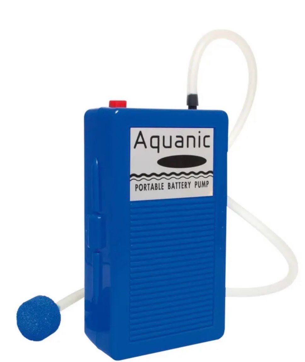 ? Compresor a Pilas AQUANIC 96 L/h | Aireador Portátil para Acuarios y Transporte de Peces ??