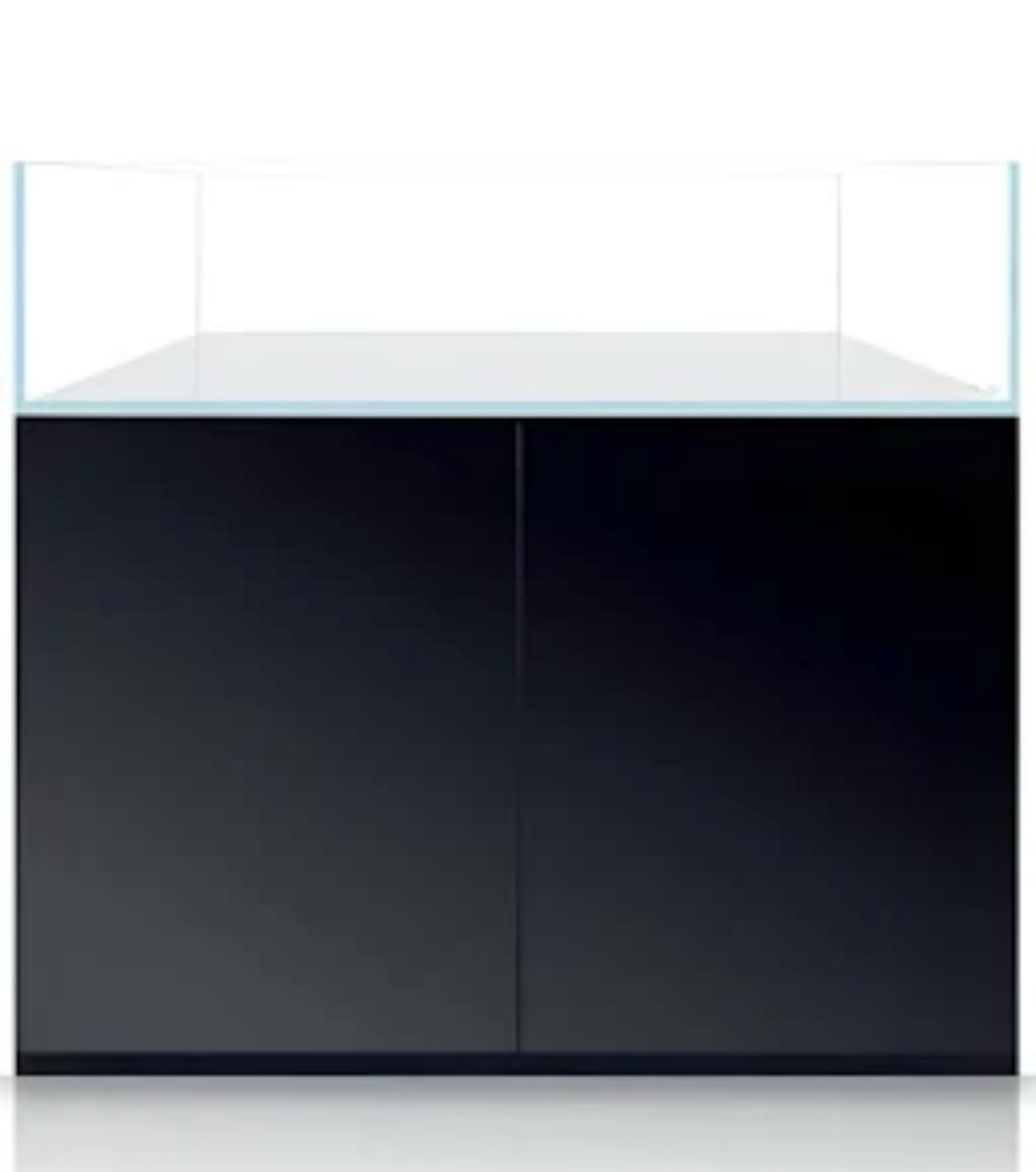 ? Blau Gran Cubic Experience SHALLOW 122 + Mueble Negro | Acuario Óptico 183 L · 122×50×30 cm ??