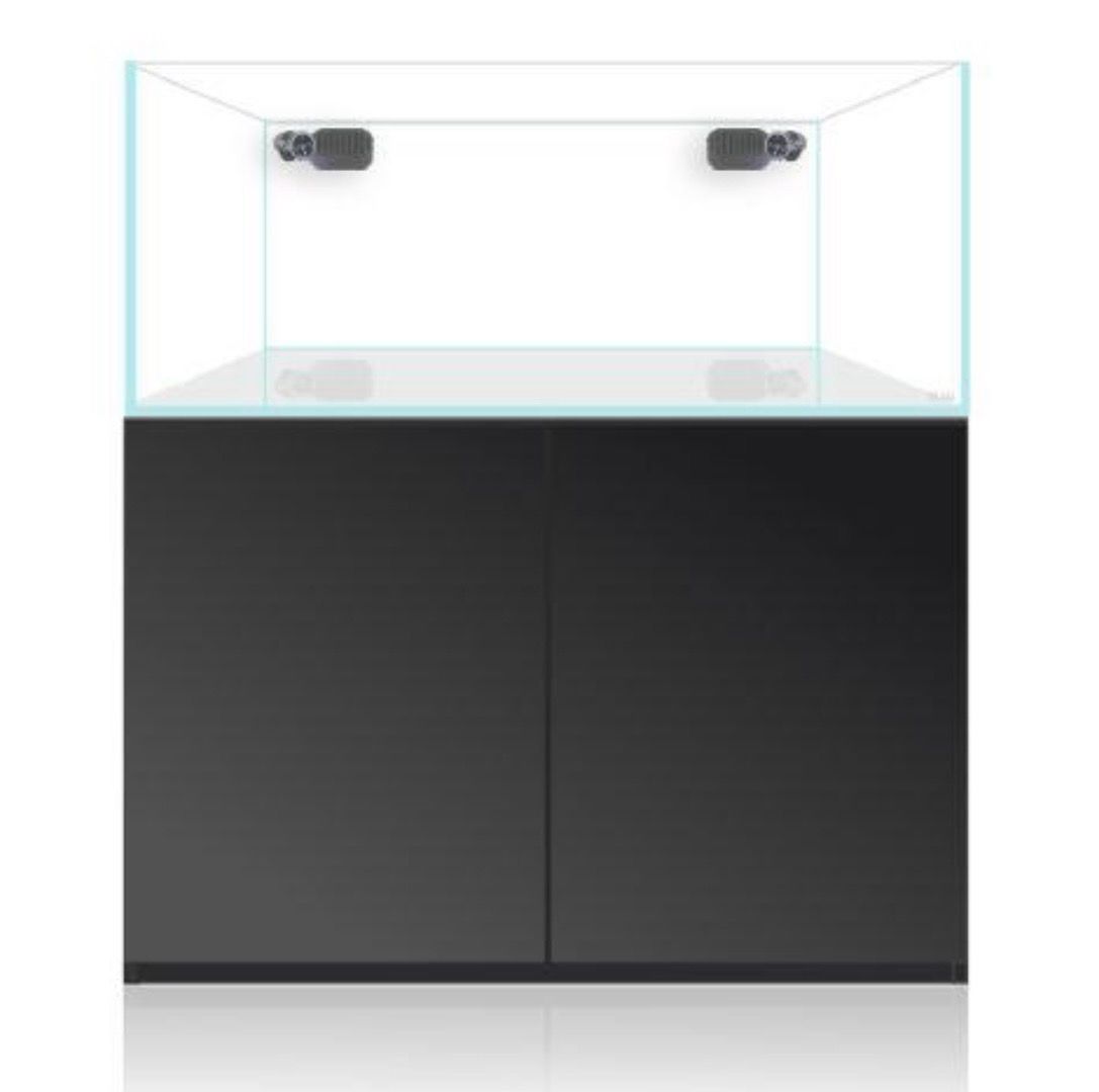 ? Blau Gran Cubic SUPER REEF 122 Negro | Acuario Marino 366 L con Mueble y Sump ??