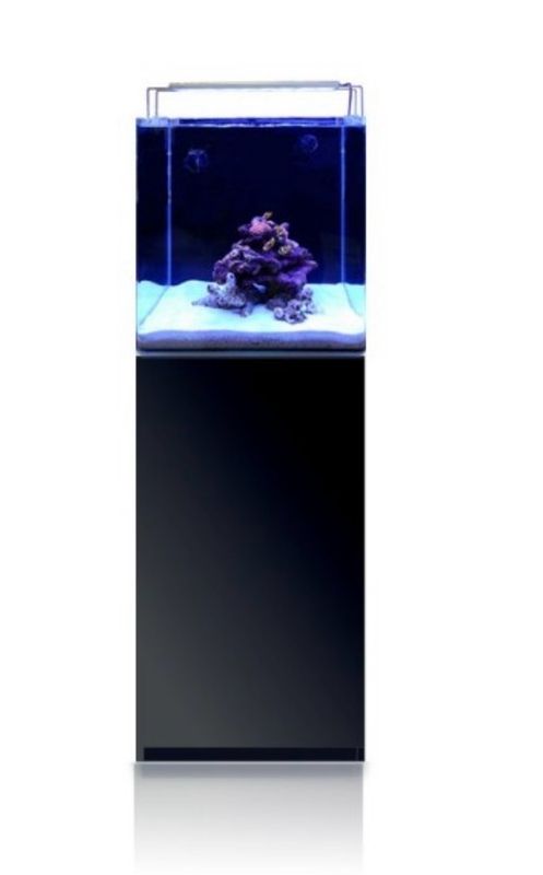 ? Blau SET Open Reef 45×45 Negro | Acuario Marino 91 L con Sump ??