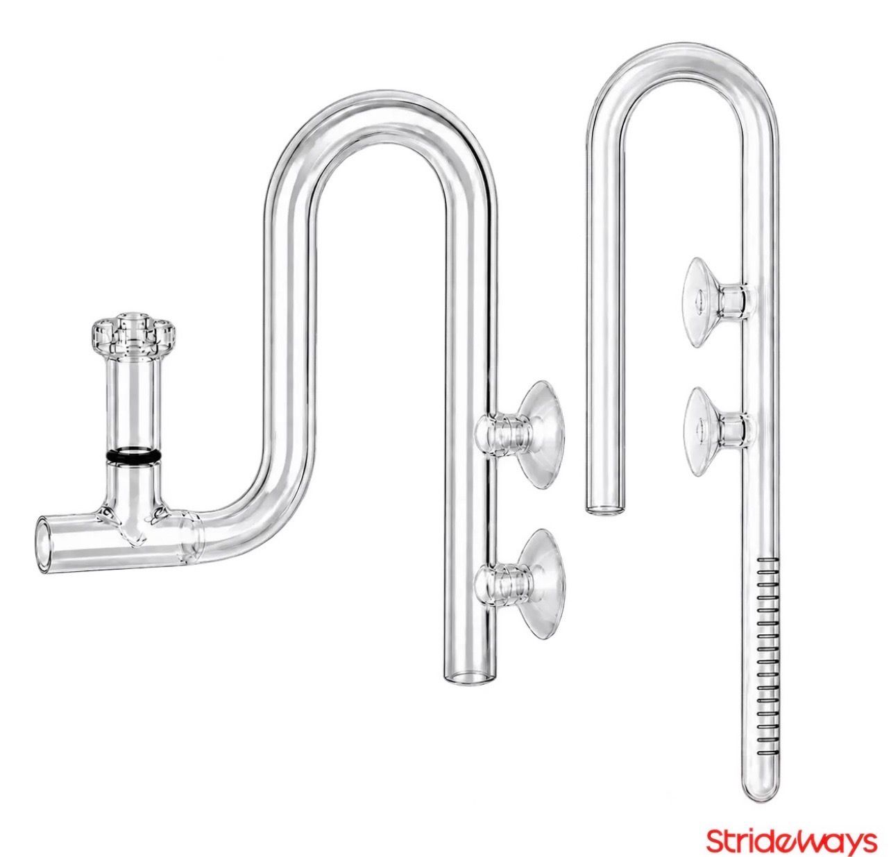 ? Strideways FlowSeries In/Out-Flow 12/16 mm Set | Pipas de Cristal Entrada y Salida ?