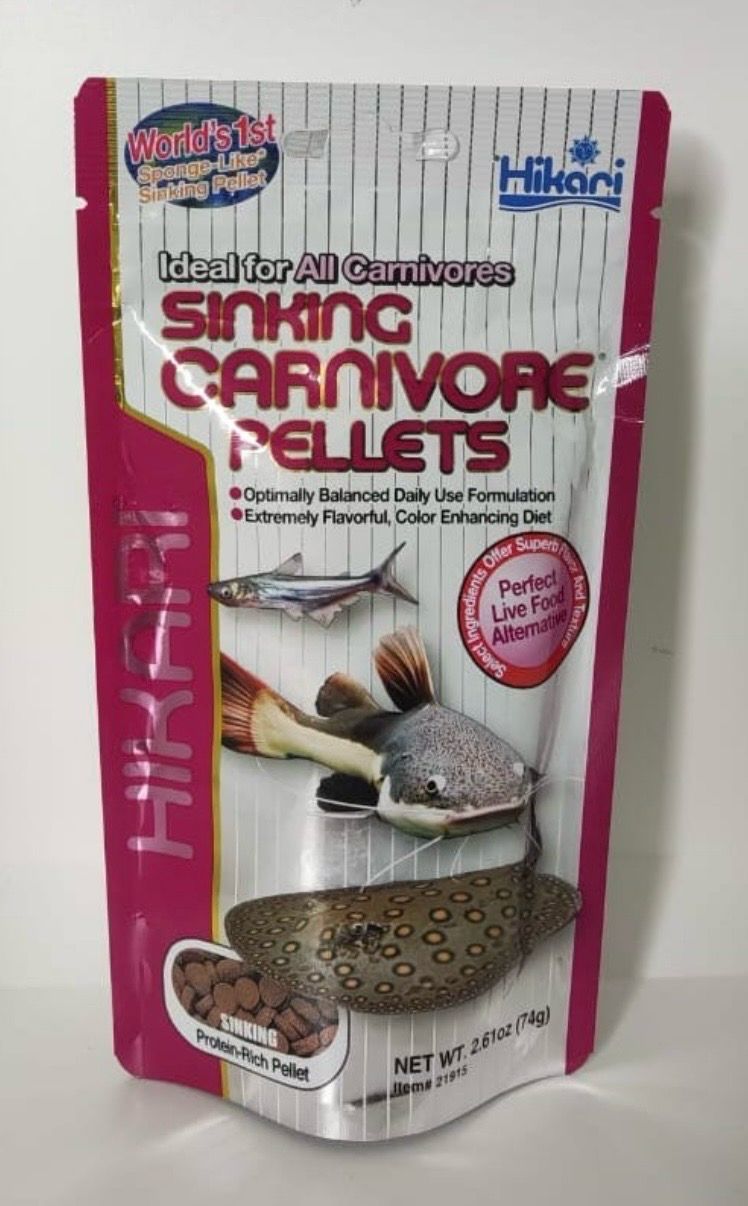 ? Hikari Sinking Carnivore Pellets 74 g | Alimento para Peces Carnívoros