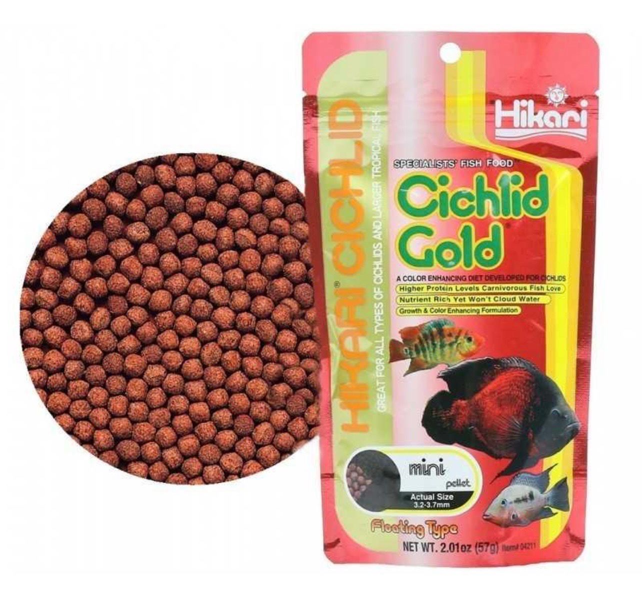 ? Hikari Cichlid Gold Mini 57 g – Alimento para Cíclidos