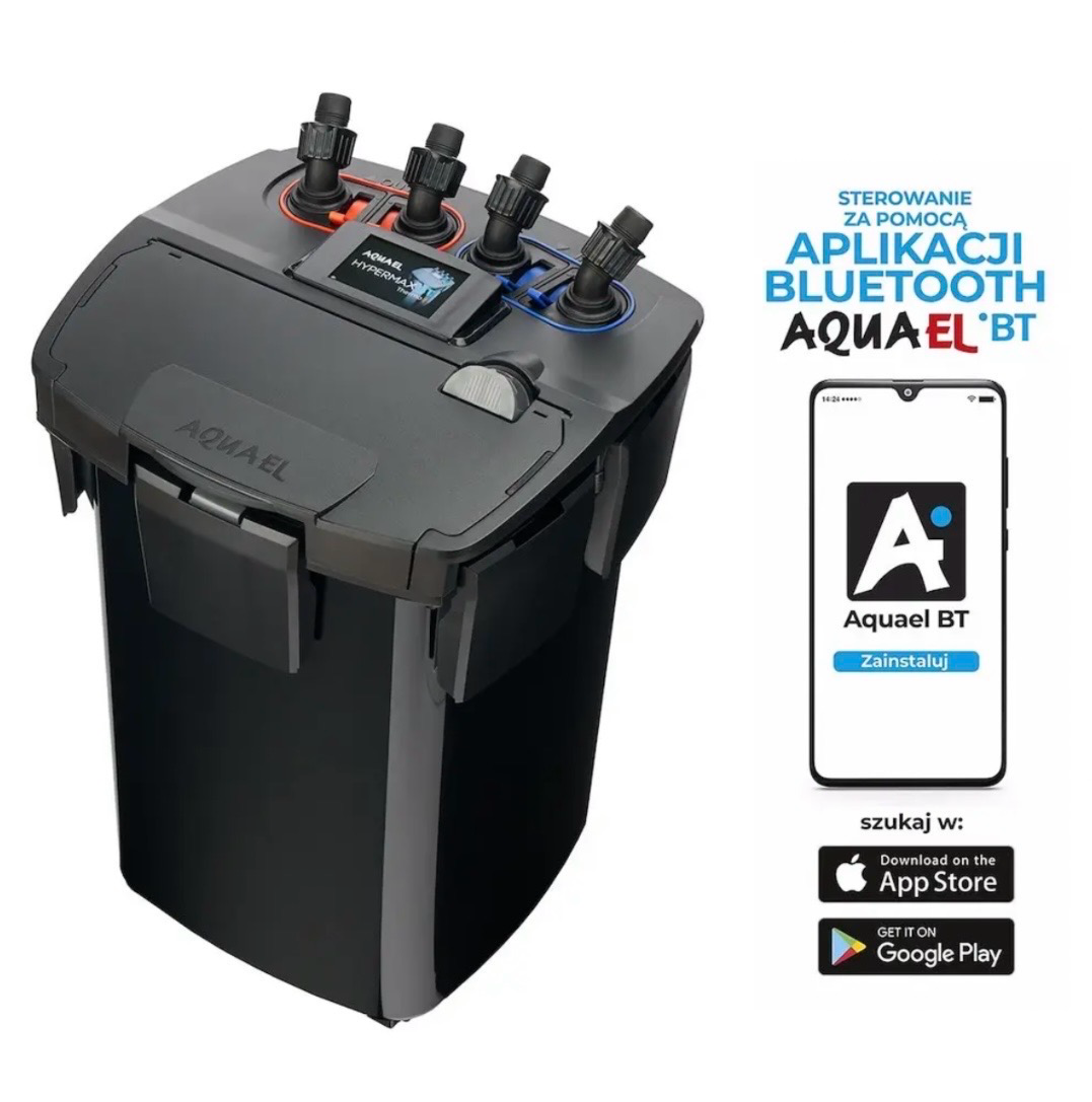 ? Aquael Hypermax BT Thermo – Filtro Exterior 4500 L/h + Calefacción 300 W