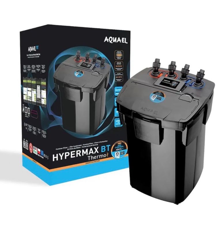 ? Aquael Hypermax BT Thermo – Filtro Exterior 4500 L/h + Calefacción 300 W ? Aquael Hypermax BT Thermo – Filtro Exterior 4500 L/h + Calefacción 300 W