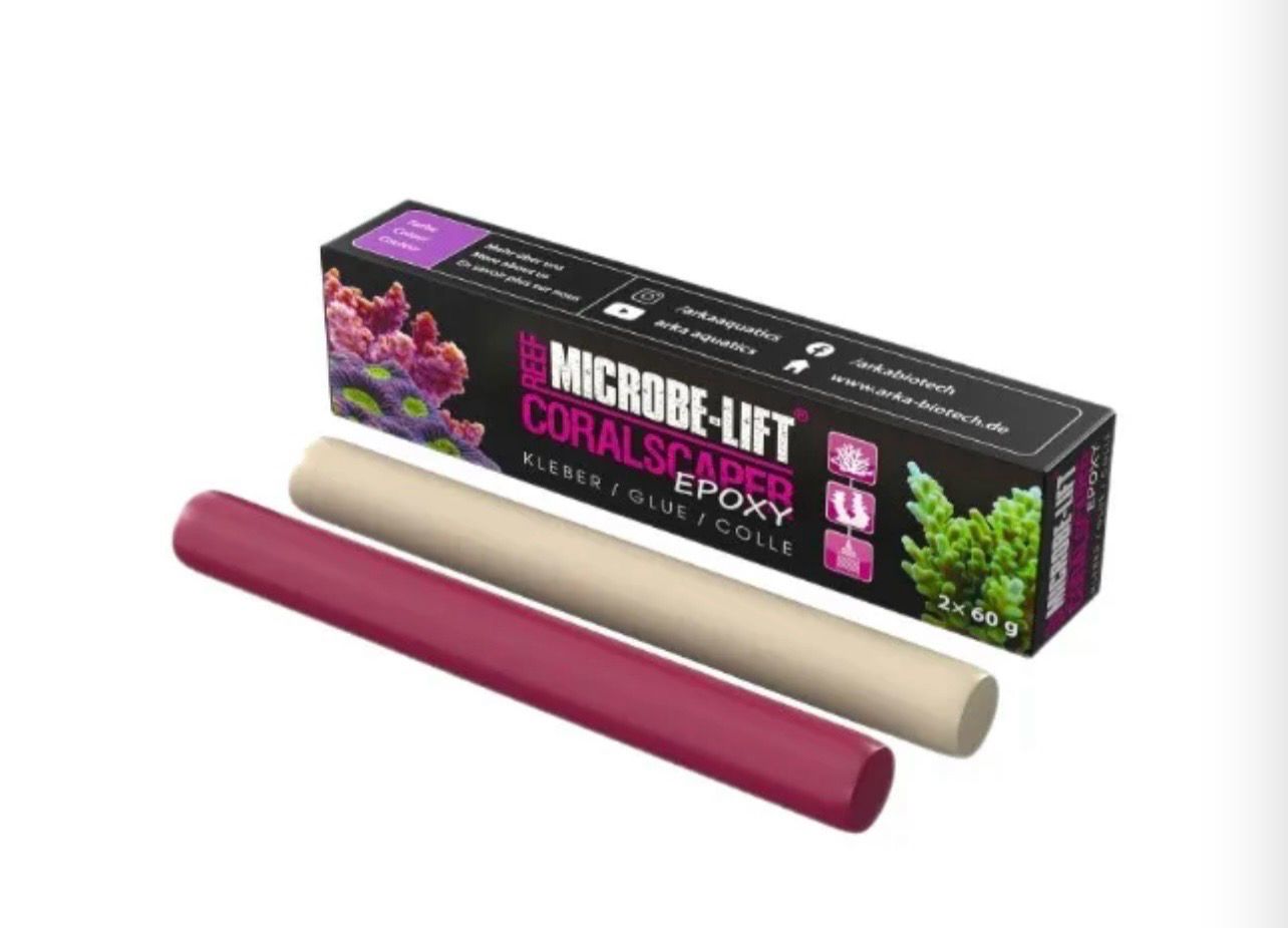? Microbe-Lift Coralscaper Epoxy 2 × 60 g | Pegamento Epoxi para Corales y Rocas