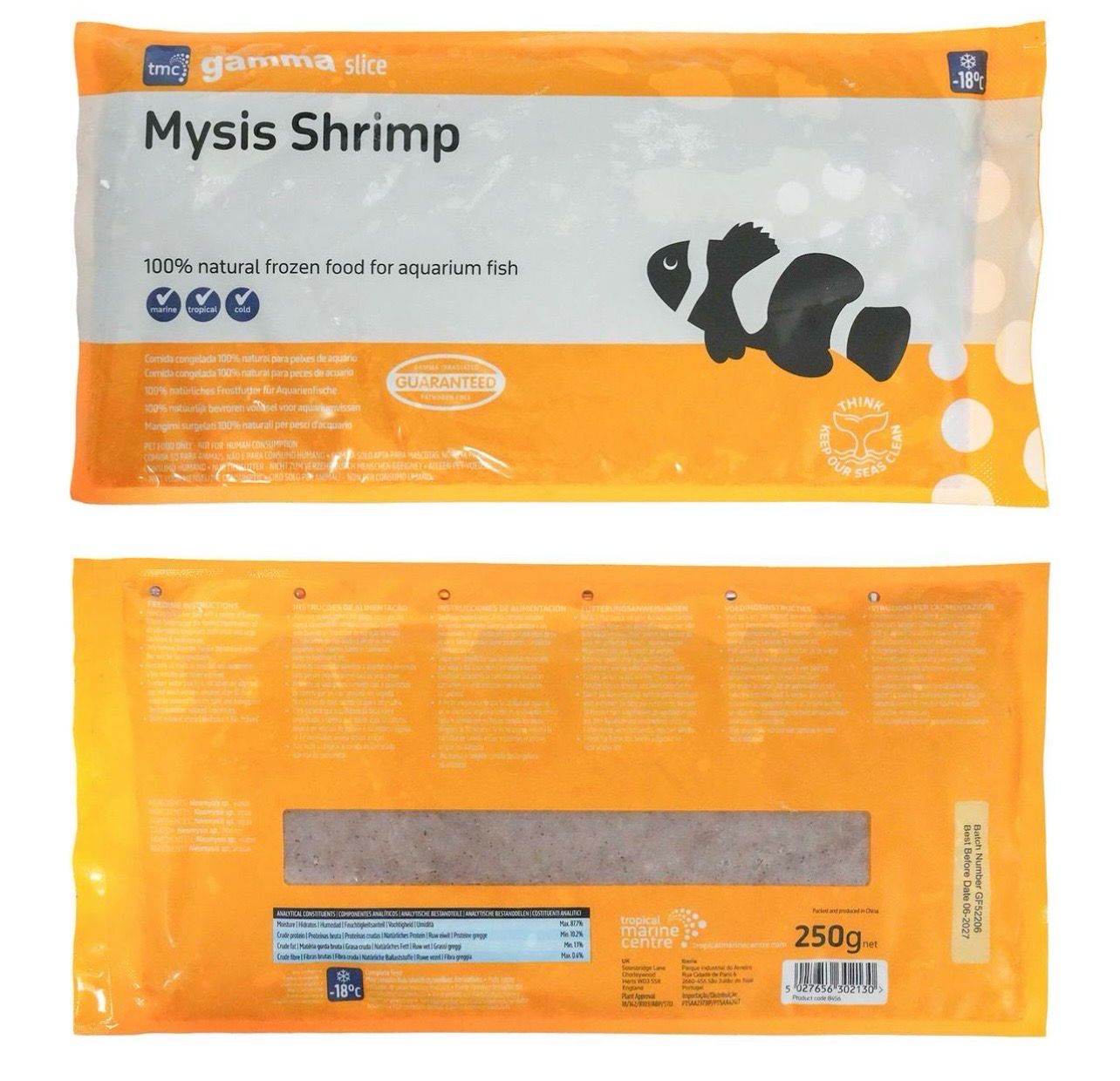 ? Gamma Mysis Congelado en Plancha – 250 g