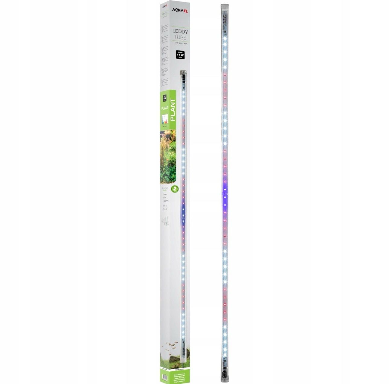 ? Aquael LEDDY TUBE PLANT 17W – Tubo LED para acuarios plantados