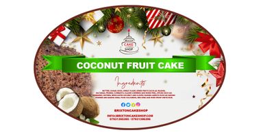 Coconut Fruit Cake (10 inch round)