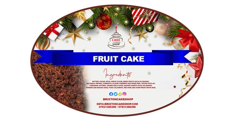 Rum Fruit Cake (10 inch round)