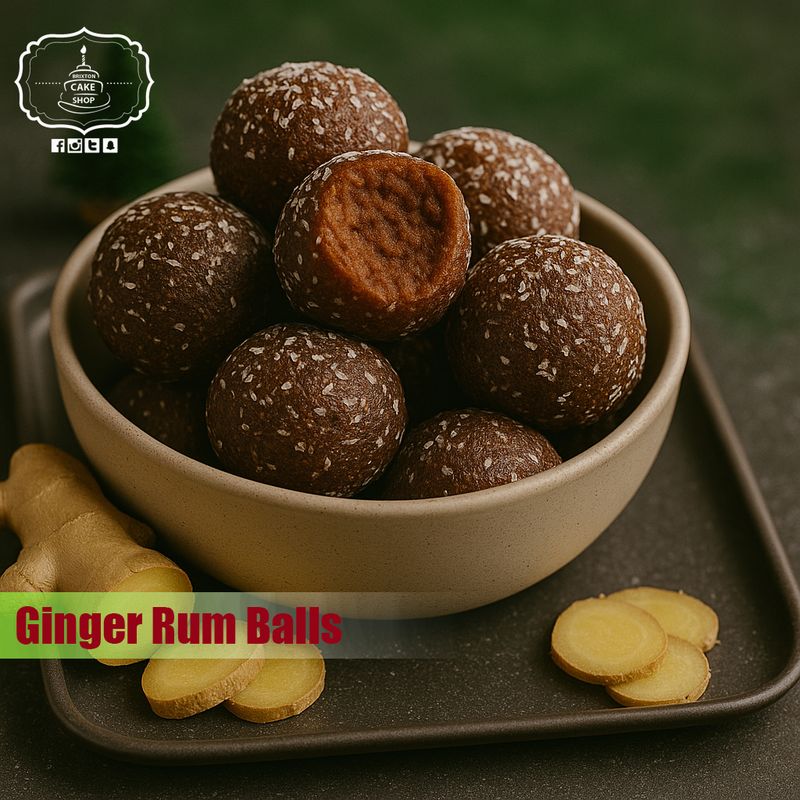 Ginger Fruit Rum Balls x 12