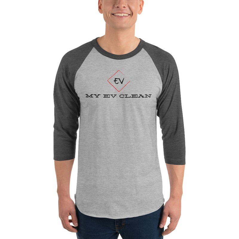 MyEVclean 3/4 sleeve raglan shirt