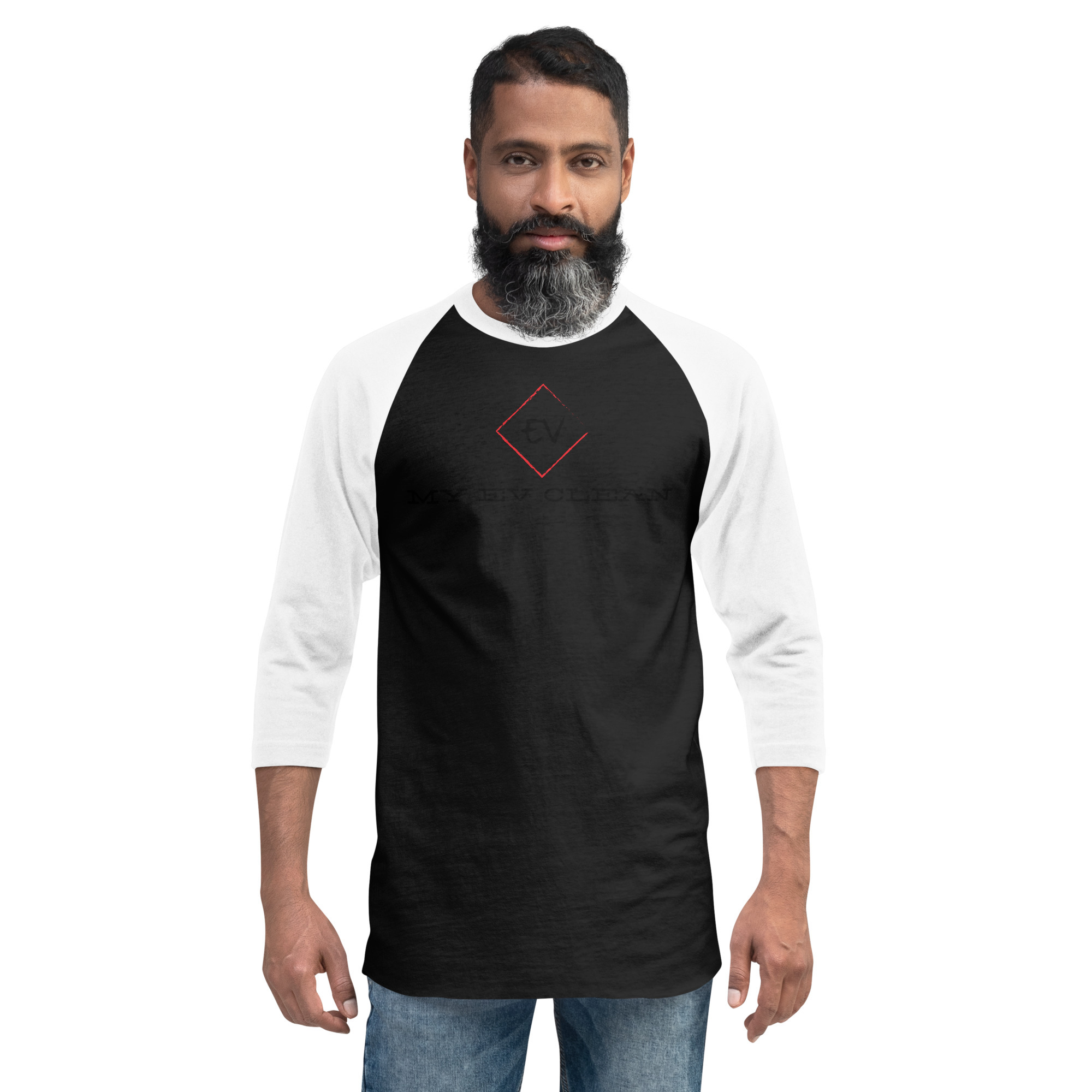 MyEVclean 3/4 sleeve raglan shirt