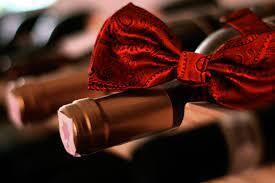 Wine with Bow and 2-4 glasses