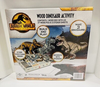 Jurassic World Wood Dinosaur Activity