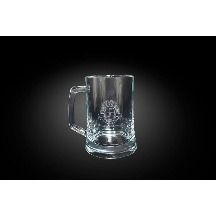 Keg King Logo Glass Beer Mug 2 Pack