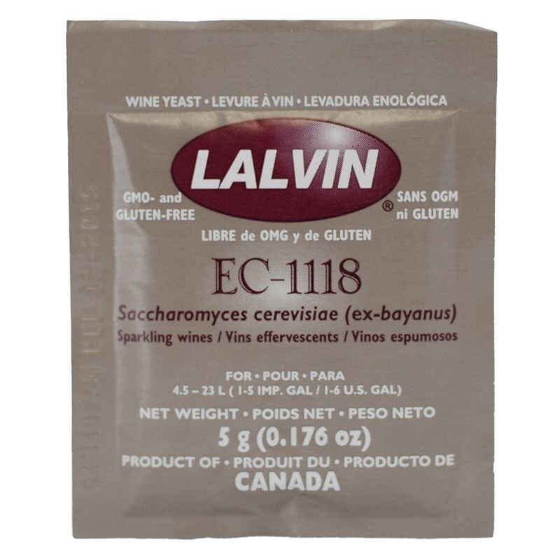 Lallemand Wine Yeast EC1118 (5g)