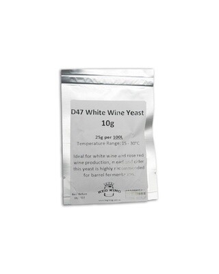 D47 Wine Yeast-10g