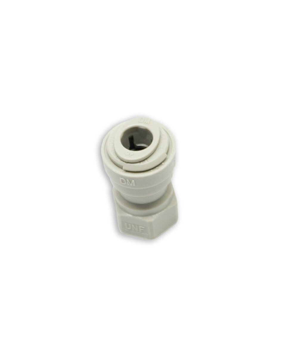 DM Push In Fitting - FEMALE ADAPTOR MFL Thread to 8mm OD