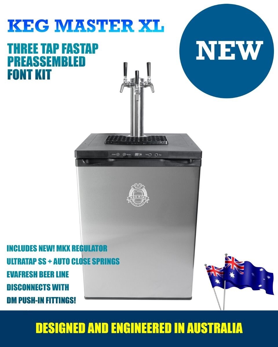Kegerator KegMaster Series XL Triple Tap