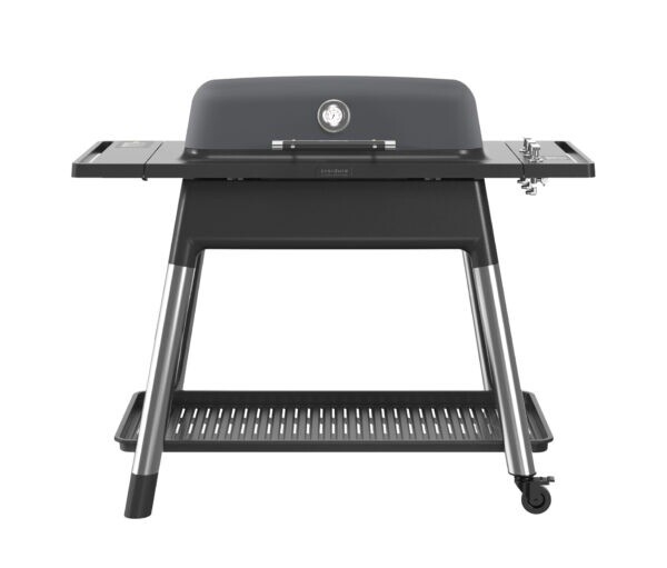 HESTON 3B GAS BBQ FURNACE BLACK WITH STAND