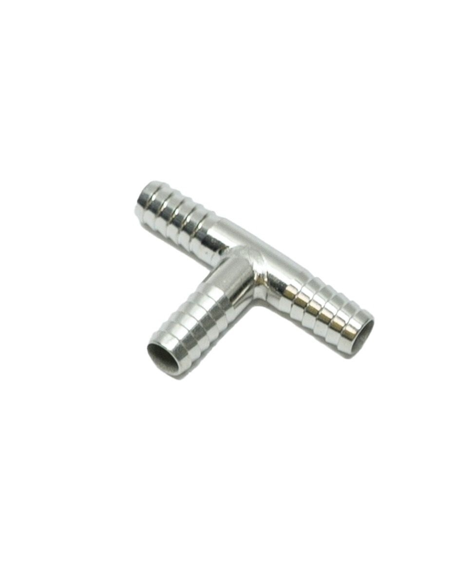 Stainless Tee 8mm Barb