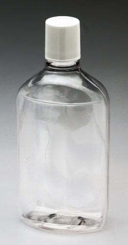 KIT - PET Spirit Flask &amp; White Cap (500 ml)