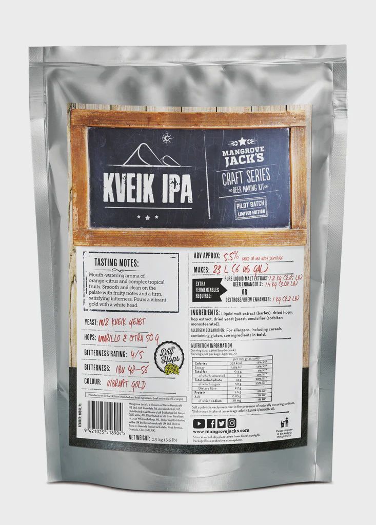 MJ Craft Series Kveik IPA (LE) - 2.5kg
