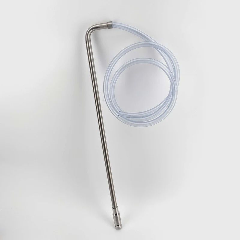 57cm Stainless Siphon with 1.5m Heavy Duty Silicone Tube (10mm ID)