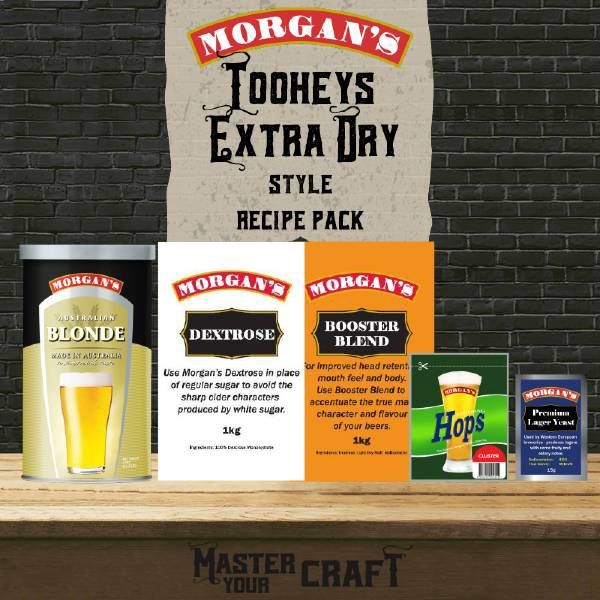 Morgan&#39;s Recipe Pack - Tooheys Extra Dry Style