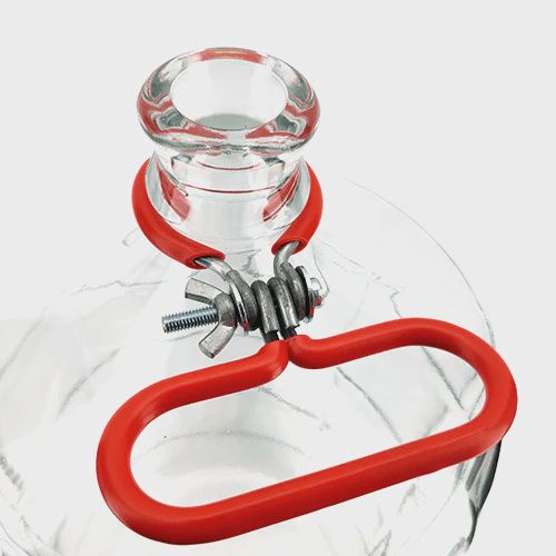 Red Carry Handle for 23L Carboy - Italian Glass Fermenter