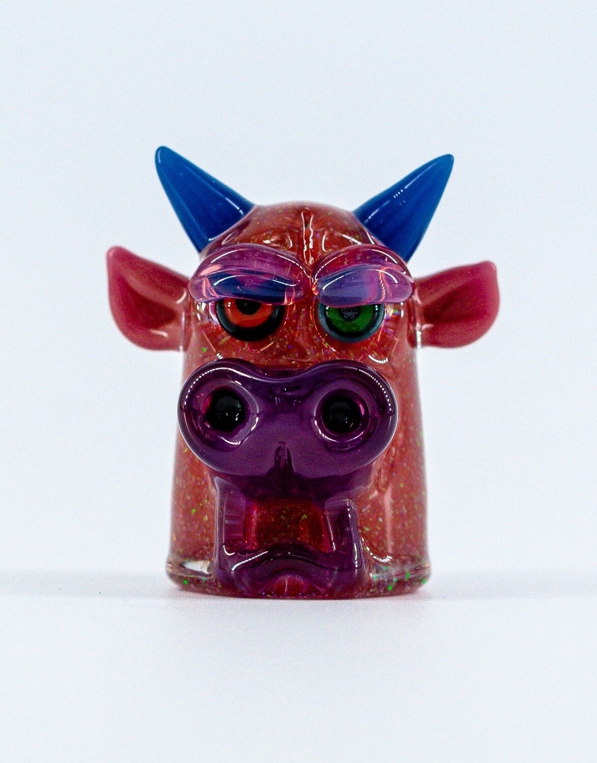 Opal Cow Pendant