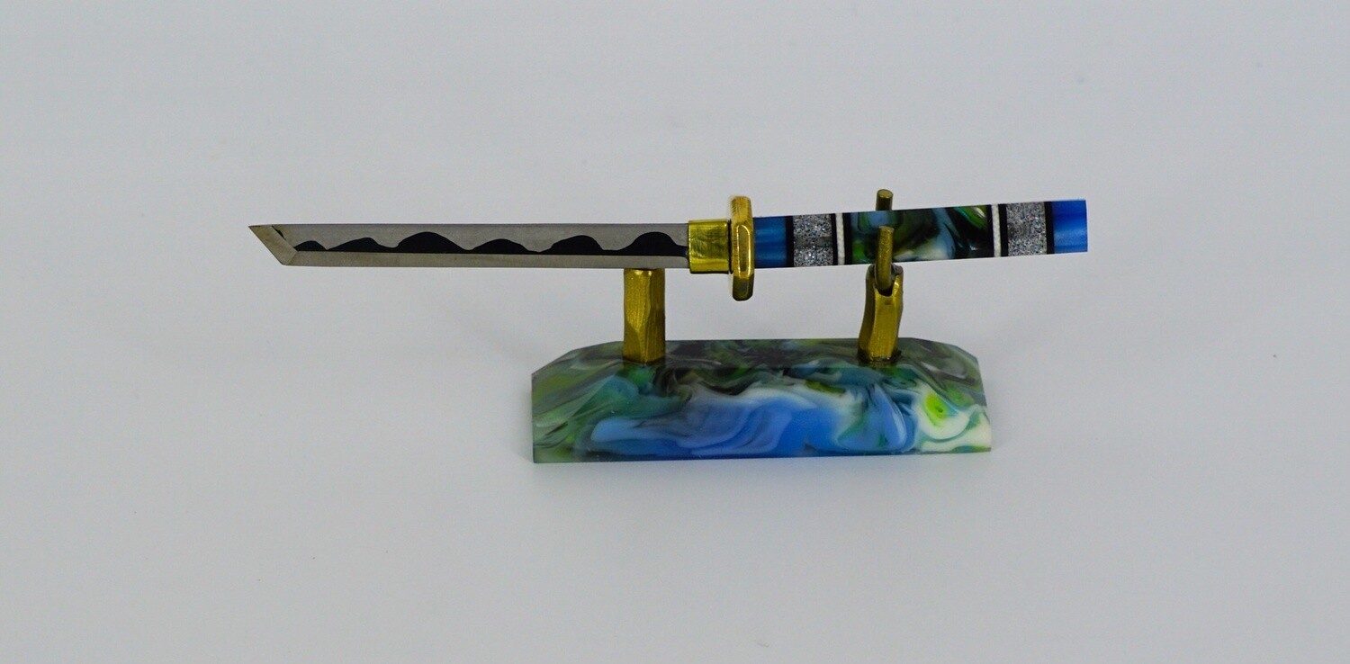 Fully Worked Sword with Stand #6