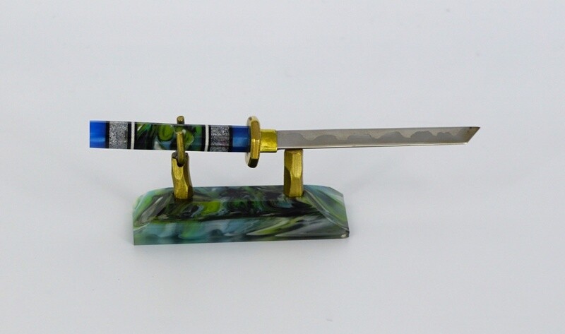 Fully Worked Sword with Stand #6