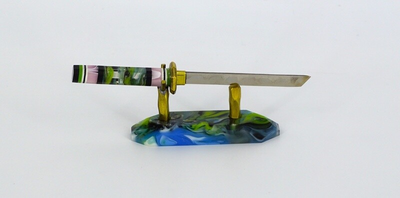 Fully Worked Sword with Stand #7