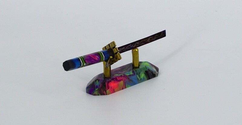Fully Worked Sword with Stand #12
