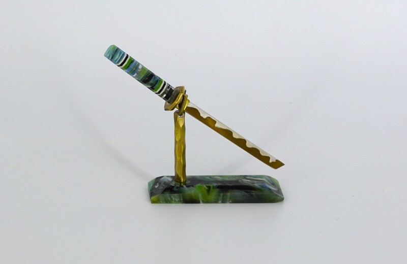 Fully Worked Sword with Stand #17